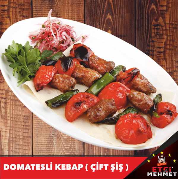 Domatesli Kebap ( Çift Şiş )